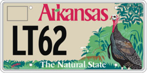 Game and Fish Wild Turkey License Plate