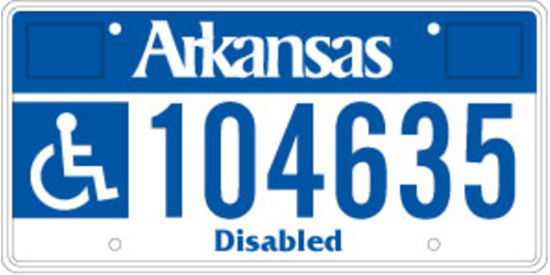 Persons With Disabilities License Plate
