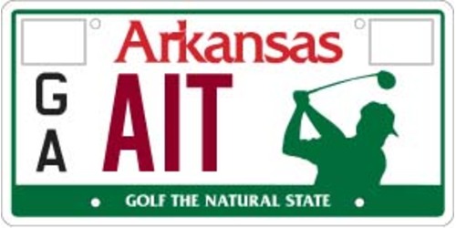 Golf Association License Plate
