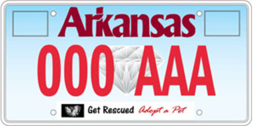 Humane Society of the Ozarks License Plate