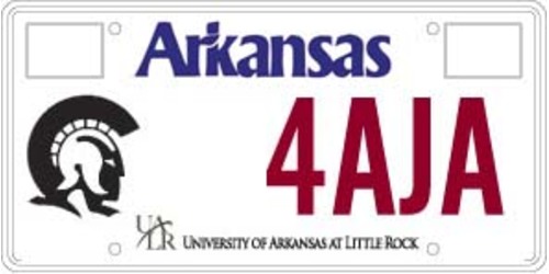 University of Arkansas at Little Rock License Plate