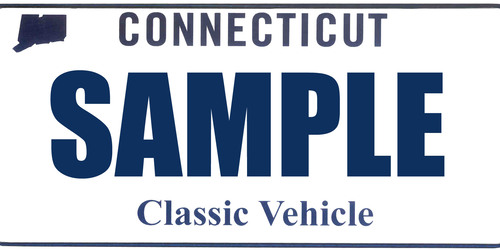 Classic vehicle plate