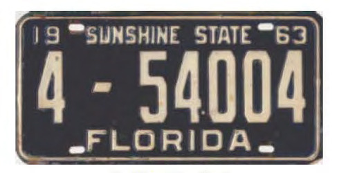 Authenticated (The owner provides the license plate, not the State.)