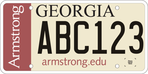 Armstrong Atlantic State University - New plates are no longer available