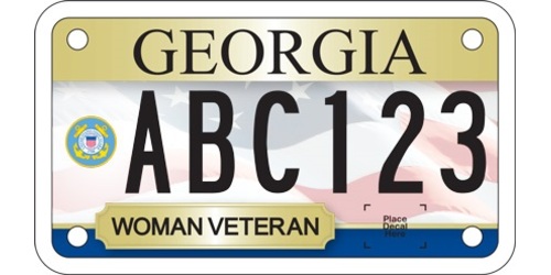 Woman Veteran Coast Guard - Motorcycle