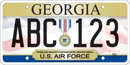 Homeland Security Service Medal Air Force