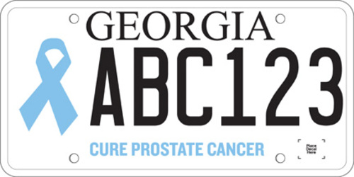 Georgia Prostate Cancer Coalition - New plates are no longer available