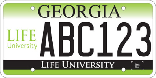 Life University - New plates are no longer available
