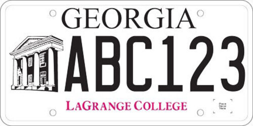 LaGrange College - New plates are no longer available