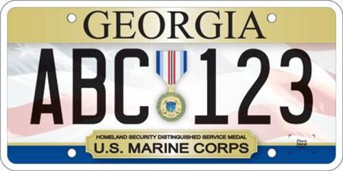 Homeland Security Service Medal Marine