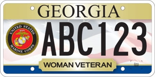 Woman Veteran Marine Corps