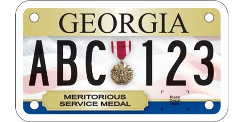 Meritorious Service Medal Motorcycle