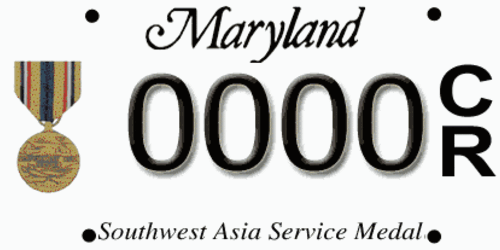 Southwest Asia Service Medal (motorcycle)