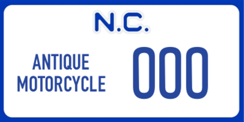 Antique Motorcycle (No Personalization)