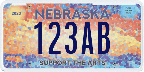 Support the Arts license plate