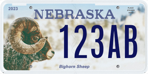 Wildlife Conservation Plates - Bighorn Sheep plate