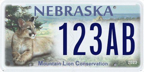 Mountain Lion Conservation License Plates