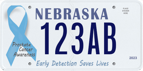Prostate Cancer Awareness license plates