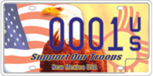 Patriot License Plate