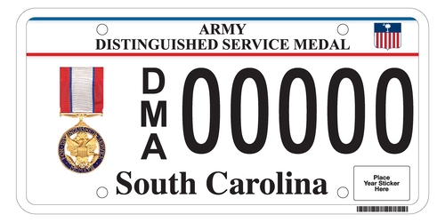 Army Distinguished Service Medal Plate