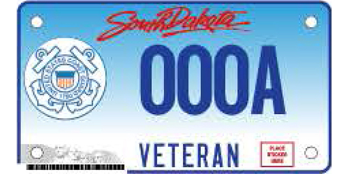 Coast Guard Plates - Motorcycle