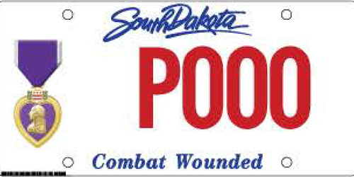 Purple Heart Plates