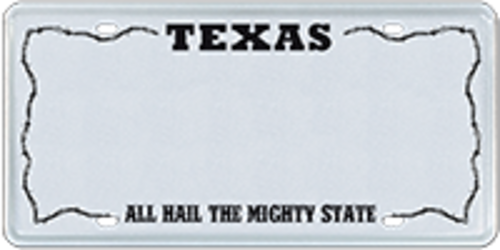 Texas Barbed Wire - White