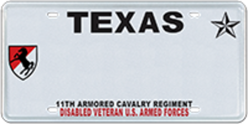 Disabled Veteran, 11th Armored Cavalry Regiment
