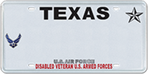 Disabled Veteran with Legion of Valor - Air Force Cross Medal