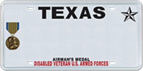 Disabled Veteran with Airman's Medal