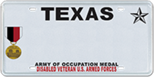 Disabled Veteran with Army of Occupation Medal