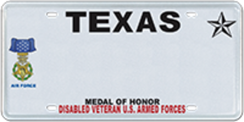 Disabled Veteran with Medal of Honor - Air Force