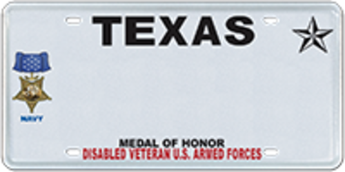 Disabled Veteran with Medal of Honor - Navy