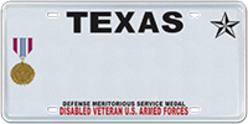 Disabled Veteran wth Meritorious Service Medal, Defense