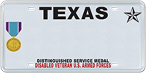 Disabled Veteran with Distinguished Service Medal, Coast Guard