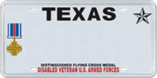Disabled Veteran with Distinguised Flying Cross Medal