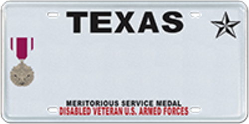 Disabled Veteran with Meritorious Service Medal