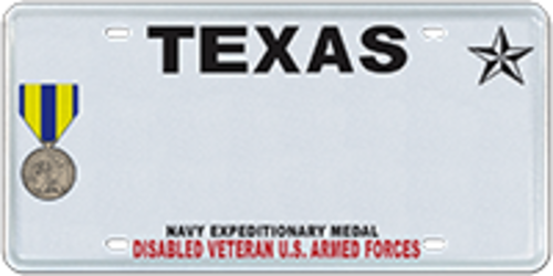 Disabled Veteran with Navy Expeditionary Medal