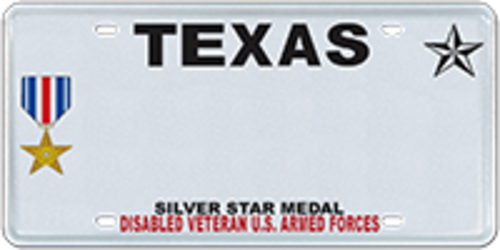 Disabled Veteran with Silver Star Medal