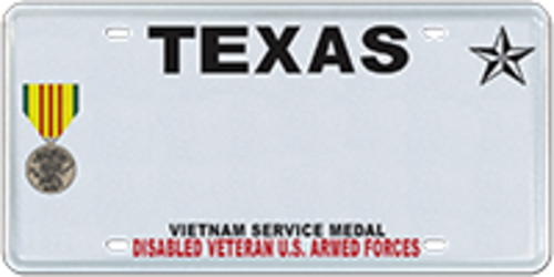 Disabled Veteran with Vietnam Service Medal