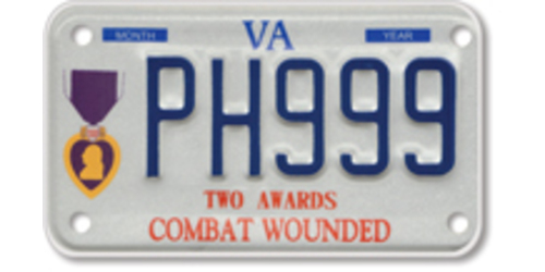 Purple Heart Motorcyle Awards (multiple)