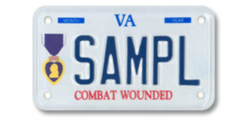 Purple Heart Motorcyle