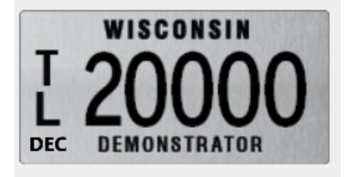 Demonstrator trailer/semi-trailer