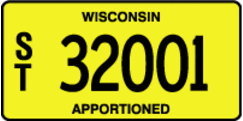 Apportioned semi-trailer